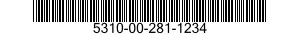 5310-00-281-1234 NUT,PLAIN,HEXAGON 5310002811234 002811234