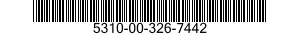 5310-00-326-7442 NUT ASSEMBLY,SELF-LOCKING,GANG CHANNEL 5310003267442 003267442