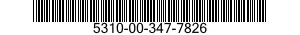 5310-00-347-7826 NUT,SELF-LOCKING,PLATE 5310003477826 003477826