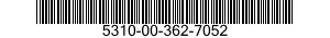 5310-00-362-7052 NUT,PLAIN,HEXAGON 5310003627052 003627052