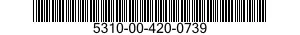5310-00-420-0739 WASHER,KEY 5310004200739 004200739