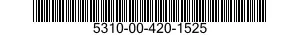 5310-00-420-1525 NUT,PLAIN,ROUND 5310004201525 004201525