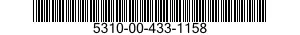 5310-00-433-1158 NUT,SELF-LOCKING,PLATE 5310004331158 004331158