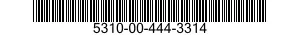 5310-00-444-3314 NUT,SELF-LOCKING,KNURLED 5310004443314 004443314