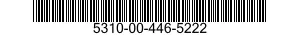 5310-00-446-5222 WASHER,SHOULDERED AND RECESSED 5310004465222 004465222