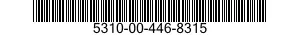 5310-00-446-8315 NUT,SELF-LOCKING,WING 5310004468315 004468315