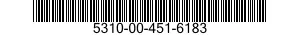 5310-00-451-6183 NUT,PLAIN,RECTANGULAR 5310004516183 004516183