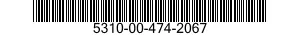 5310-00-474-2067 NUT,PLAIN,CONE SEAT,HEXAGON 5310004742067 004742067