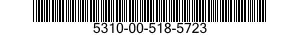 5310-00-518-5723 NUT,SELF-LOCKING,PLATE 5310005185723 005185723