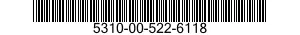 5310-00-522-6118 NUT,PLAIN,HEXAGON 5310005226118 005226118