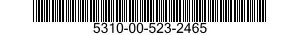 5310-00-523-2465 NUT,SELF-LOCKING,CONE SEAT,HEXAGON 5310005232465 005232465