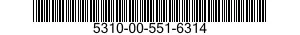 5310-00-551-6314 NUT,SELF-LOCKING,BARREL 5310005516314 005516314