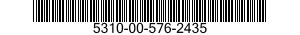 5310-00-576-2435 NUT,SELF-LOCKING,CASTELLATED,HEXAGON 5310005762435 005762435
