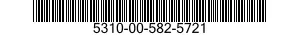 5310-00-582-5721 NUT,SELF-LOCKING,SPLINE 5310005825721 005825721