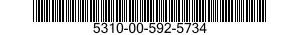 5310-00-592-5734 NUT,SELF-LOCKING,HEXAGON 5310005925734 005925734