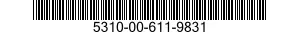 5310-00-611-9831 NUT 5310006119831 006119831