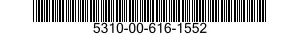 5310-00-616-1552 NUT,SELF-LOCKING,EXTENDED WASHER,DOUBLE HEXAGON 5310006161552 006161552