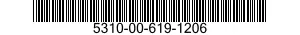 5310-00-619-1206 NUT,PLAIN,ROUND 5310006191206 006191206