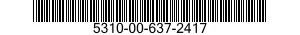 5310-00-637-2417 WASHER,FLAT 5310006372417 006372417