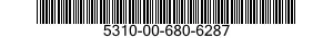 5310-00-680-6287 NUT,SELF-LOCKING,BARREL 5310006806287 006806287