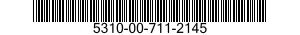 5310-00-711-2145 NUT,PLAIN,EXTENDED WASHER,HEXAGON 5310007112145 007112145