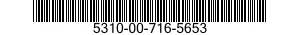 5310-00-716-5653 NUT,PLAIN,CLINCH 5310007165653 007165653