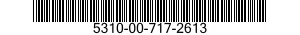 5310-00-717-2613 NUT,PLAIN,EXTENDED WASHER,HEXAGON 5310007172613 007172613
