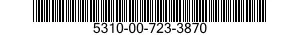 5310-00-723-3870 NUT,SELF-LOCKING,EXTENDED WASHER,DOUBLE HEXAGON 5310007233870 007233870