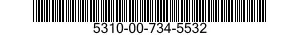 5310-00-734-5532 NUT,SELF-LOCKING,PLATE 5310007345532 007345532
