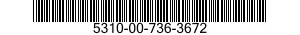 5310-00-736-3672 WASHER,FLAT 5310007363672 007363672