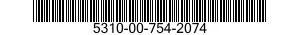 5310-00-754-2074 NUT,SHEET SPRING 5310007542074 007542074