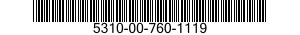 5310-00-760-1119  5310007601119 007601119