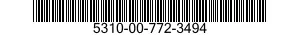 5310-00-772-3494 NUT,SELF-LOCKING,PLATE 5310007723494 007723494
