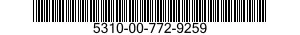 5310-00-772-9259 NUT,PLAIN,SINGLE BALL SEAT,HEXAGON 5310007729259 007729259