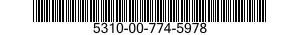 5310-00-774-5978 NUT,SELF-LOCKING,PLATE 5310007745978 007745978
