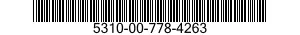 5310-00-778-4263 NUT,SHEET SPRING 5310007784263 007784263