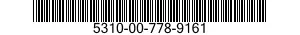 5310-00-778-9161 NUT,SELF-LOCKING,PLATE 5310007789161 007789161