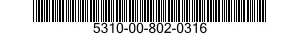 5310-00-802-0316  5310008020316 008020316