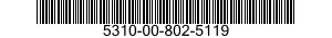 5310-00-802-5119 NUT,SELF-LOCKING,PLATE 5310008025119 008025119