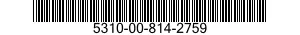 5310-00-814-2759 NUT,PLAIN,RECTANGULAR 5310008142759 008142759