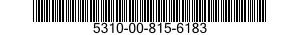 5310-00-815-6183 NUT SPACER,PLATE 5310008156183 008156183