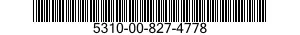 5310-00-827-4778 NUT,SELF-LOCKING,EXTENDED WASHER,DOUBLE HEXAGON 5310008274778 008274778