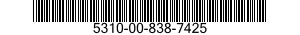 5310-00-838-7425 NUT,SELF-LOCKING,PLATE 5310008387425 008387425