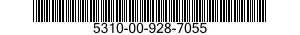 5310-00-928-7055 NUT,SELF-LOCKING,EXTENDED WASHER,DOUBLE HEXAGON 5310009287055 009287055