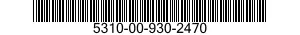 5310-00-930-2470 NUT,SELF-LOCKING,EXTENDED WASHER,HEXAGON 5310009302470 009302470