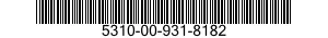 5310-00-931-8182 NUT,SELF-LOCKING,SINGLE BALL SEAT,HEXAGON 5310009318182 009318182