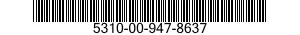 5310-00-947-8637 NUT,SELF-LOCKING,SPLINE 5310009478637 009478637