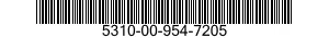 5310-00-954-7205 NUT,SELF-LOCKING,CLINCH 5310009547205 009547205