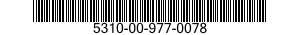 5310-00-977-0078 NUT,PLAIN,KNURLED 5310009770078 009770078