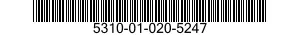 5310-01-020-5247 NUT,PLAIN,BLIND RIVET 5310010205247 010205247